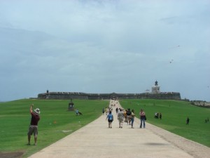 El Morro kite flying